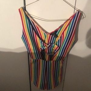 Rainbow romper